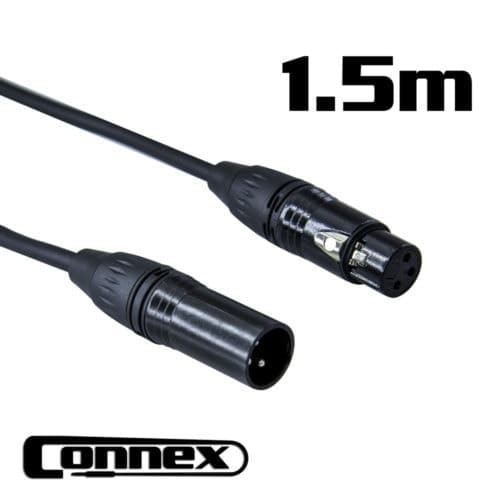 AVE DMX3P-1 3 Pin 110ohm DMX Lighting Cable 1.5m