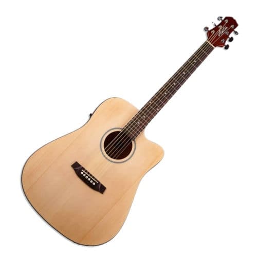 Ashton D20SCEQ NTM Solid Top Acoustic Guitar with EQ