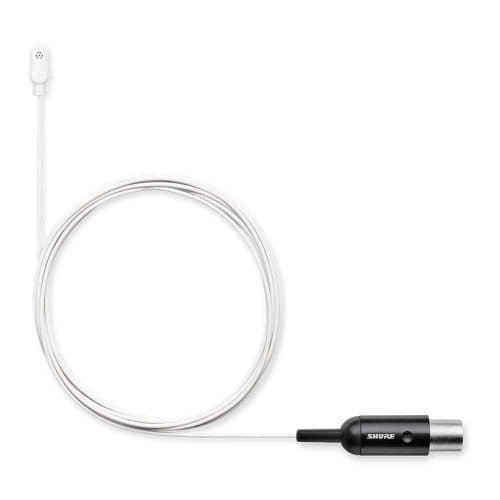 Shure DL4 DuraPlex (MTQG) Omnidirectional Waterproof Lavalier Microphone – White