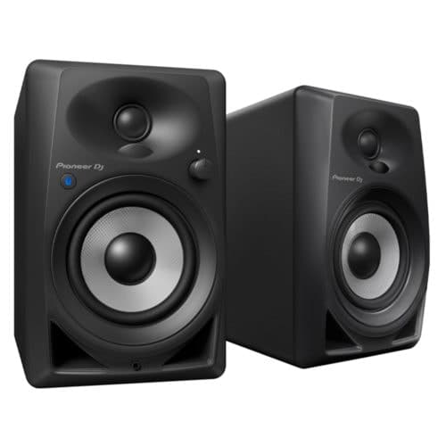 Pioneer DJ DM-40BT Black 4 Inch Monitor Pair Bluetooth