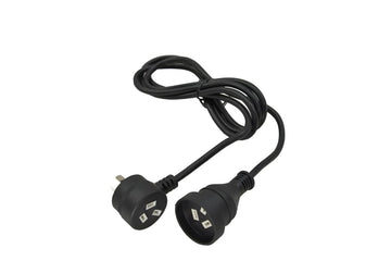 Connex PWR-2M Power Extension Cord with Piggy Back 2m