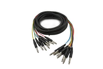 Connex JS8X85M 8-Channel Multicore Cable Jack to Jack 5m