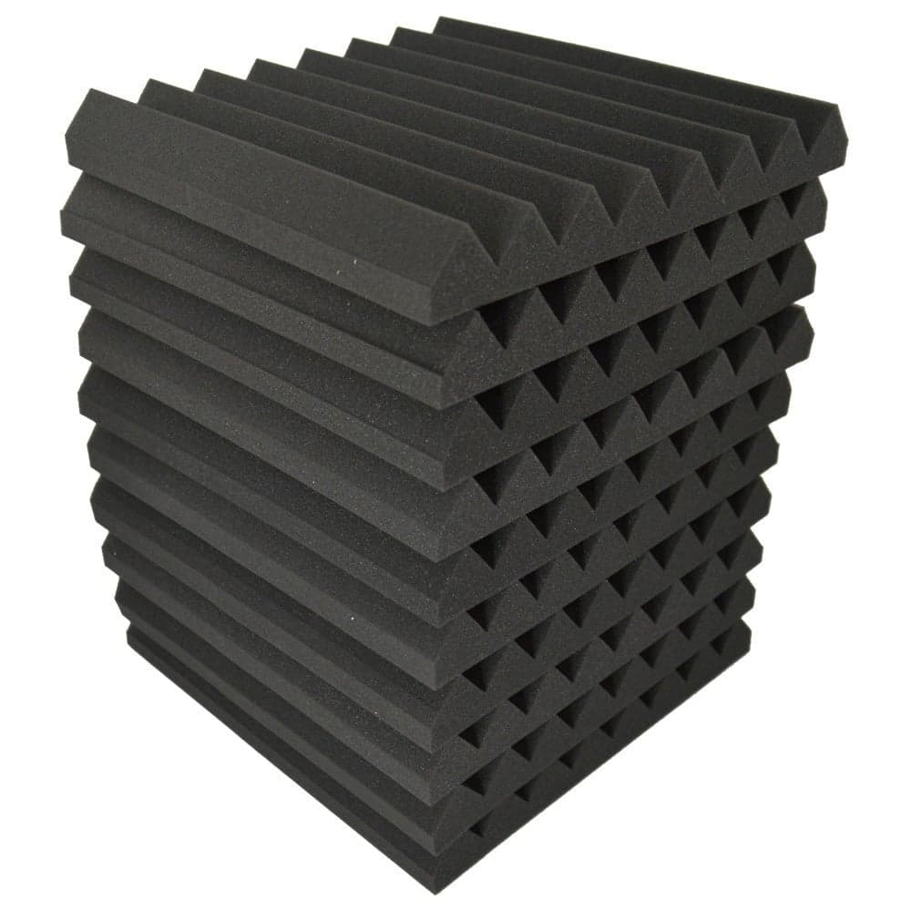 Soundproof Foam Panel AVE ISOWAVE 10 Pack – Charcoal