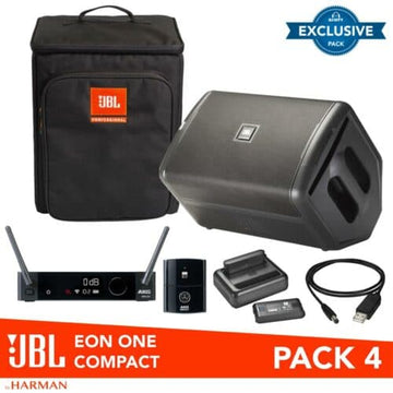 JBL Eon One Compact Pack 4 (with Spare Battery/Charger/AKG DMS-300/Backpack)