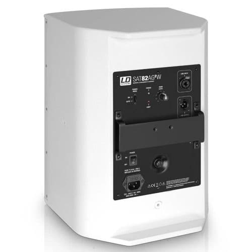 LD System SAT82AG2W 8-Inch Active Speaker – White