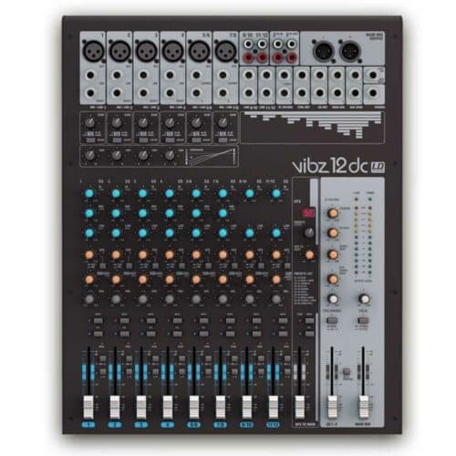 LD Systems VIBZ 12DC – 12 Channel Mixing Console with DFX and Compressor