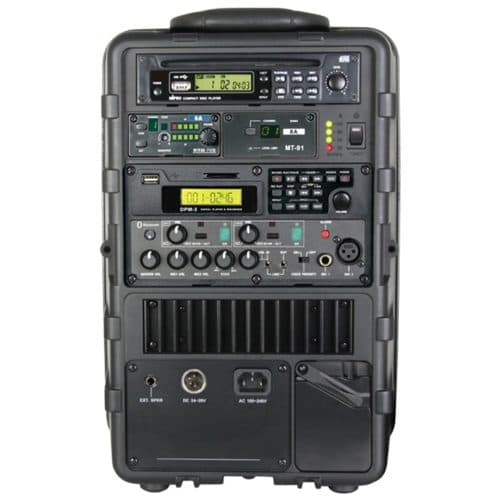 MIPRO MA505R2DPM3 PA Speaker w/ 2x Mic Receivers