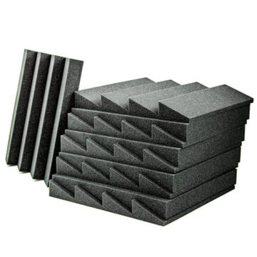 Soundproof Foam Panel AVE ISOWEDGE 100 Pack – Charcoal