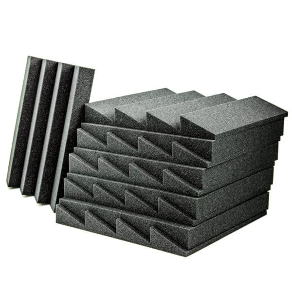 Soundproof Foam Panel AVE ISOWEDGE 50 Pack – Charcoal