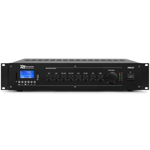 Power Dynamics PRM120 100V Mixer-Amplifier 120W