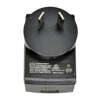 AU Plug 5V USB Power Adaptor 110-240V AC/DC 5 volt – 2 amp AUS certified