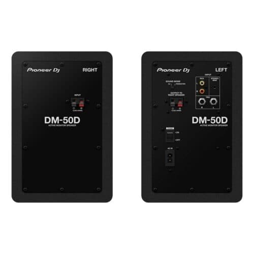 Pioneer DJ DM-50D – 5″ Inch Studio Monitor Pair (Black)