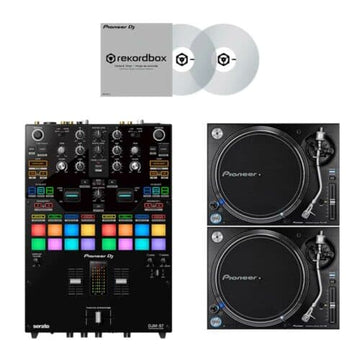 Pioneer DJ TURNTABLI7M PACK with DJM-S7, 2x PDJ-PLX-1000, 2x PDJ-RB-VD1-CL