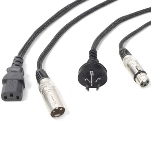 Power Dynamics 176640 Combo Cable – XLR F-IEC/XLR M 10m