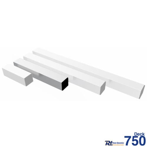 Power Dynamics 750SL – Stage Square Leg 20cm (set of 4) for (Deck750)