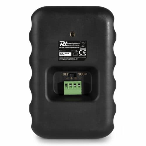 Power Dynamics BC30V Black Indoor & Outdoor IPX5 Speaker Pair 100V 3″ Inch 60W