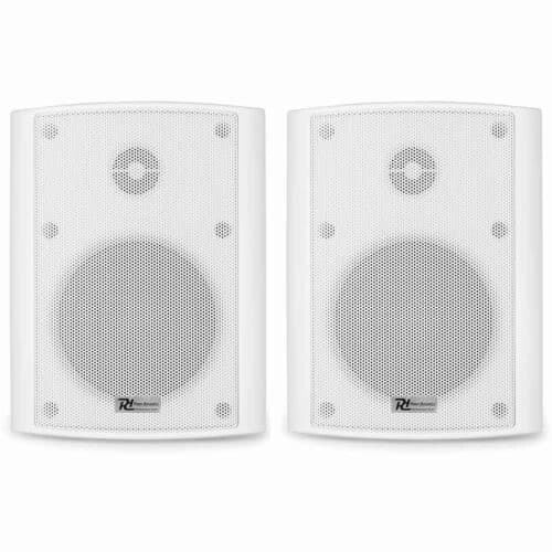 Power Dynamics BC40V White Speaker Pair 100V 8 Ohm 4″ Inch 100W – IPX5