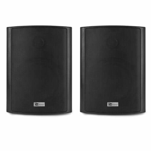 Power Dynamics BC50V Black Speaker Pair 100V 8 Ohm 5.25″ Inch 120W – IPX5