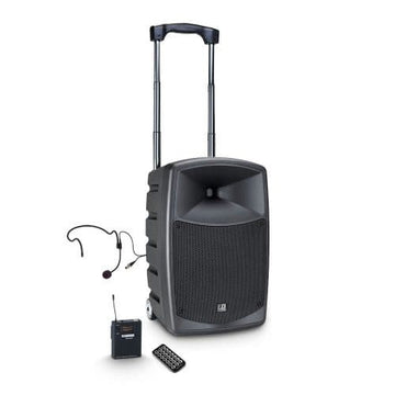 LD Systems ROADBUDDY 10 HS B5 – Battery Powered Bluetooth Speaker with Headset