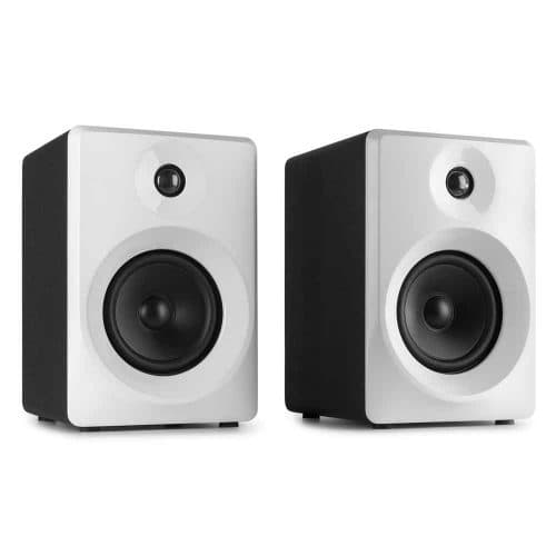 Vonyx SMN30W 3 Inch Studio Monitor Pair White