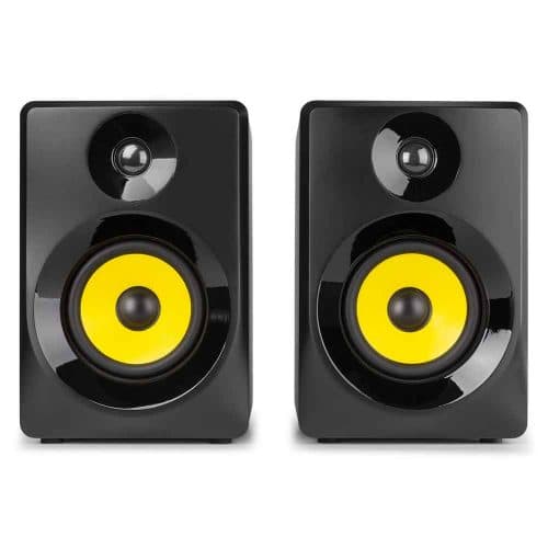 Vonyx SMN40B 4 Inch Studio Monitor Pair Black