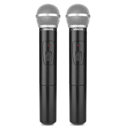 Vonyx STWM712 Dual Wireless Handheld Microphone System