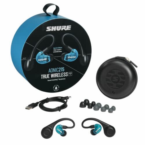 Shure AONIC 215 Gen 2 Blue – True Wireless Sound Isolating Earphones