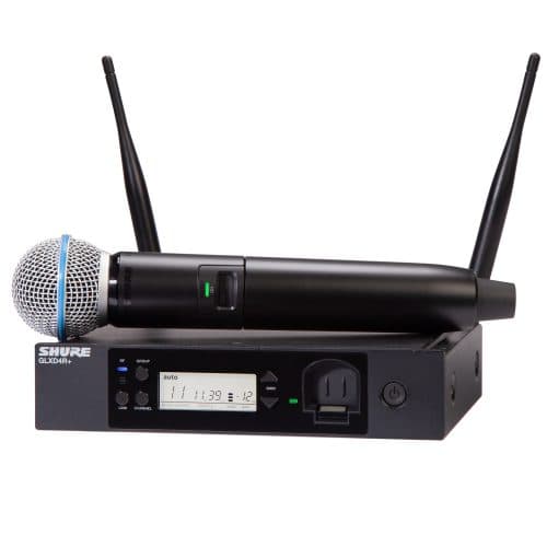 Shure GLXD24R+B58 Wireless Rack System with BETA58A Mic