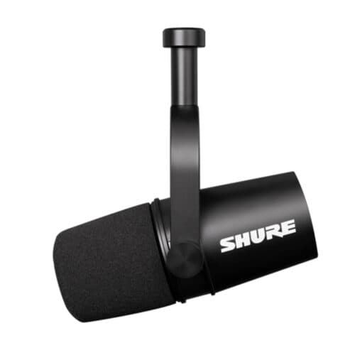 Shure MV7X Podcast Microphone with XLR Black