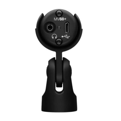 Shure Motiv MV88+ Stereo USB Microphone Black Digital Stereo Condenser Microphone