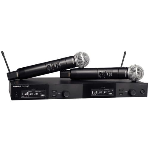 Shure SLXD24DSM58 Dual Wireless Handheld Mic System – H57