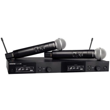 Shure SLXD24DSM58 Dual Wireless Handheld Mic System – H57