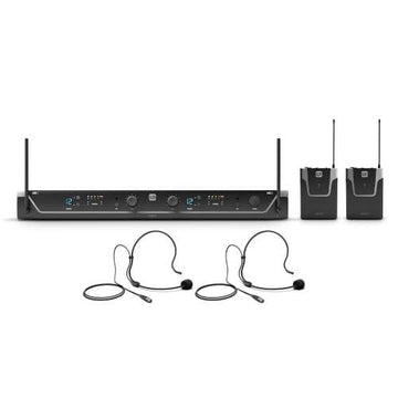 LD Systems U305 BPH2 – Wireless Microphone System with 2 x Bodypack and 2 x Headset