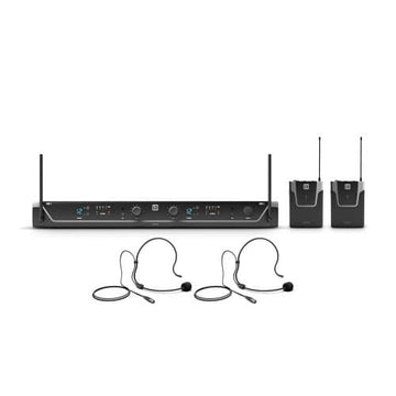 LD Systems U306 BPH2 – Wireless Microphone System with 2 x Bodypack and 2 x Headset (655 – 679 MHz)