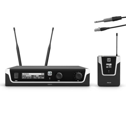 LD Systems U505 BPG – Wireless Microphone System with Bodypack and Guitar Cable – 584 – 608 MHz