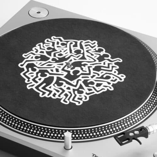 AM Anti-Static Turntable Record Slipmat – Keith Haring Edition