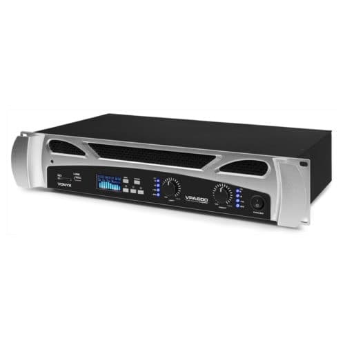 Vonyx VPA600 PA Amplifier 2x 300W Media Player with Bluetooth