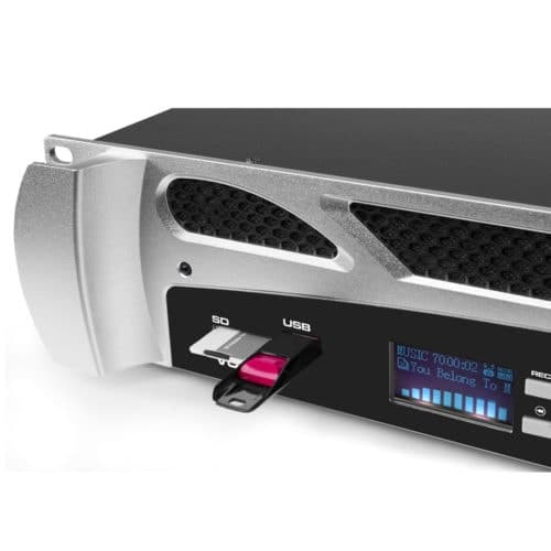 Vonyx VPA1000 PA Amplifier 2x 500W Media Player with Bluetooth