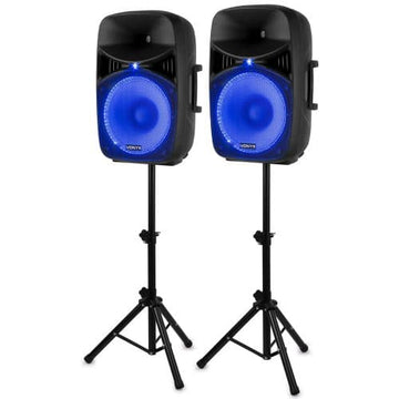 Vonyx VPS152A 1000W Speaker Set with Stands