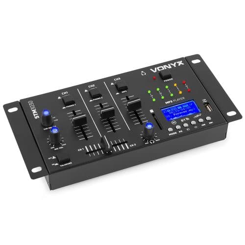 Vonyx STM3030 Bluetooth DJ Mixer 4 Channel