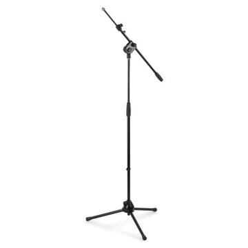 Vonyx MS20 Microphone Stand + BOOM HQ BLACK