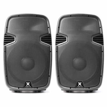 Vonyx SPJ-1500A Pair – (2x) 15″ Inch 800W Hi-End Active PA Speakers