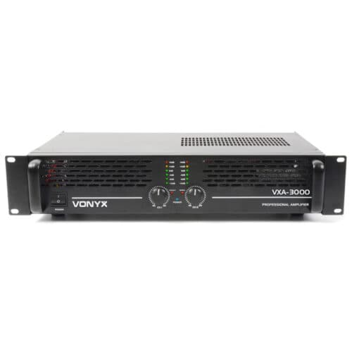 Vonyx VXA-3000 – Two Channel 1500W PA Power Amplifier (2x 1500W)