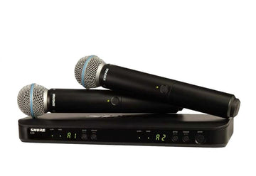 Shure BLX288B58-K14 Dual Wireless Handheld Microphone System