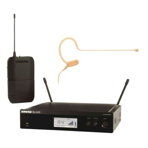 Shure BLX14R/MX53 M17 Wireless Headworn System Tan