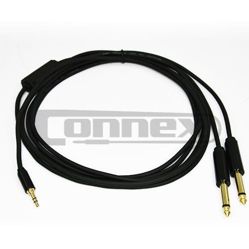 Connex CP-JMJS3 Pro 3.5mm Jack to 6.3mm Jack Aux Cable 3m