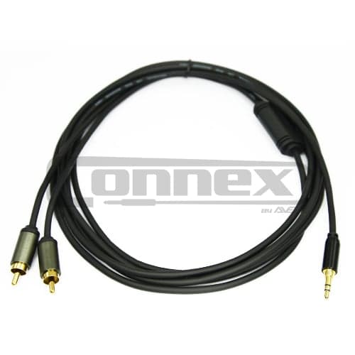 Connex CP-RCJS3 Pro RCA to Jack Aux Cable 3m