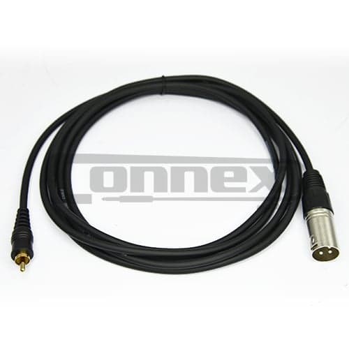 Connex CP-XMRC3 Pro RCA to XLR Male 3m