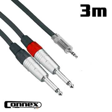 Connex JMJS-3T Jack Aux Cable 3m