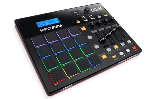 Akai MPD226 MIDI Pad Controller with MPC Style Pads and Faders